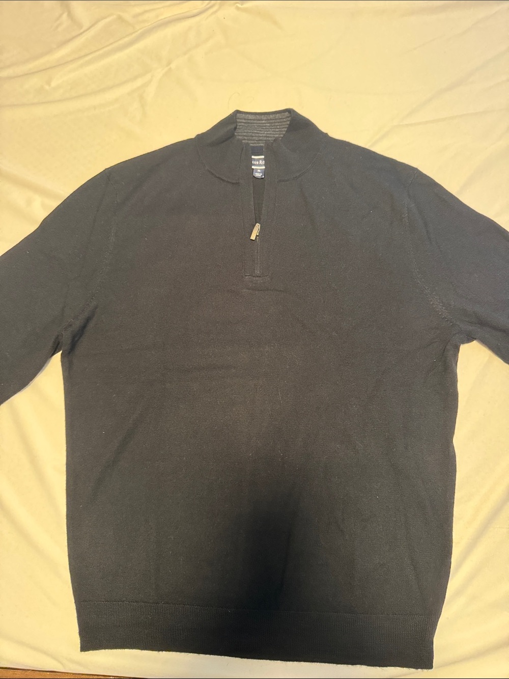 Club Room Black Half-Zip Sweater